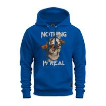 Moletom Confortável Blusa De Frio Premium Estampado Unissex Nothing Is Real