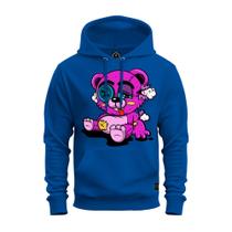 Moletom Confortável Blusa De Frio Premium Estampado Unissex Urso Amassado