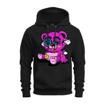 Moletom Confortável Blusa De Frio Premium Estampado Unissex Urso Amassado