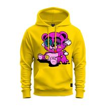 Moletom Confortável Blusa De Frio Premium Estampado Unissex Urso Amassado