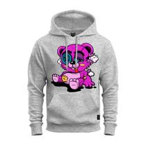 Moletom Confortável Blusa De Frio Premium Estampado Unissex Urso Amassado