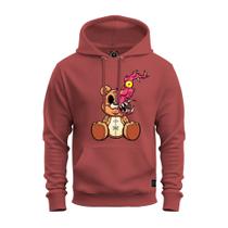 Moletom Confortável Blusa De Frio Premium Estampado Unissex Urso Malignos