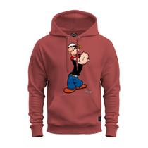 Moletom Confortável Premium Blusa De Frio Algodão Canguru Popey