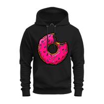 Moletom Confortável Premium Blusa De Frio Algodão Canguru Rosquinha Mordinha