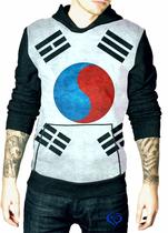 Moletom Coreia do Sul masculino Seul blusa Adulto Moletom Coreia do Sul masculino Seul blusa Adulto