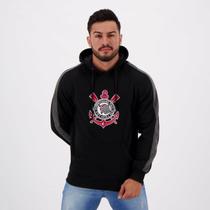 Moletom Corinthians Embroidery Preto Moletom Corinthians Embroidery Preto