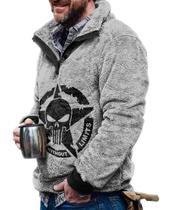 Moletom Costaric Fuzzy Sherpa Fleece Western Aztec Print