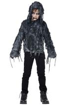 Moletom Costume California Costumes Zombie para meninos preto/cinza