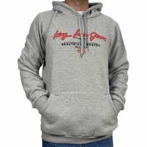 Moletom Country Masculino King Farm Cinza