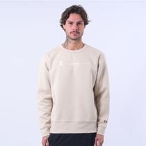 Moletom crewneck champion life script logo emb
