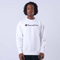 Moletom crewneck champion life superfleece script logo emb Moletom crewneck champion life superfleece script logo emb
