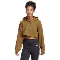 Moletom Cropped Adidas Hiit Aeroready Feminino