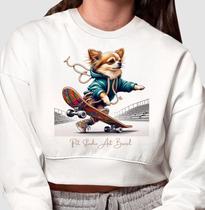 Moletom Cropped Chihuahua