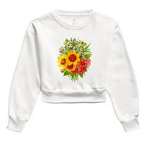 Moletom Cropped Flower - Camisa 3
