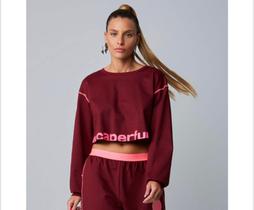 Moletom cropped Lança Perfume