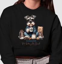 Moletom Cropped Schnauzer