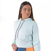 Moletom Cropped Zeiq Azul Claro Moletom Cropped Zeiq Azul Claro