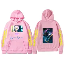 Moletom Cyberpunk 2077 Estampa Lucy Unissex Capuz Anime Game