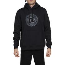 Moletom DC Shoes Canguru DC Circle Star 280G WT24 Preto Moletom DC Shoes Canguru DC Circle Star 280G WT24 Preto