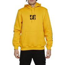 Moletom DC Shoes Canguru DCShoecousa Sleeve WT24 Amarelo