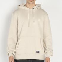 Moletom DC Shoes Canguru Embroidery WT25 Masculino Bege Moletom DC Shoes Canguru Embroidery WT25 Masculino Bege