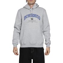 Moletom DC Shoes Canguru Orientation 305G WT24 Cinza Mescla
