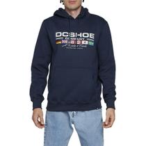 Moletom DC Shoes Canguru Worldwide Fav 305G WT24 Marinho Moletom DC Shoes Canguru Worldwide Fav 305G WT24 Marinho