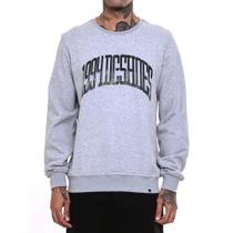 Moletom DC Shoes Care 94 Collegiate Crew Neck Cinza