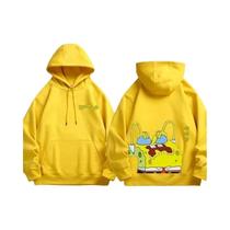Moletom De Anime Do SpongeBob Amarelo Para Mulheres, Homens, Meninos E Meninas, Pulôver Fashion Para