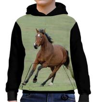 Moletom de Cavalo Infantil UNISSEX Animal canguru Gramado Moletom de Cavalo Infantil UNISSEX Animal canguru Gramado