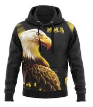 Moletom De Frio Águia Luta Combate Blusa Lutador Esporte Moletom De Frio Águia Luta Combate Blusa Lutador Esporte