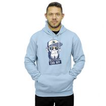 Moletom De Frio Blusa Modelo Canguru Estampado Com Capuz Top