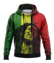 Moletom De Frio Bob Marley Reggae Blusa De Quebrada Estilo Chave - 3F Sports