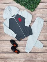 Moletom de Frio Com Capuz Conjunto Infantil