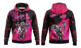 Moletom De Frio Feminino Moto Garotas Do Grau 244 Favela Mandrake Quebrada