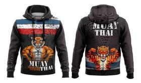 Moletom De Frio Muay Thai Tigre Elite Lutador Thailand Blusa Agasalho Kick Boxing Luta