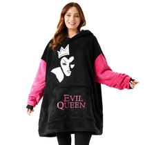 Moletom de lã com capuz Disney Stitch Evil Queen Black Moletom de lã com capuz Disney Stitch Evil Queen Black