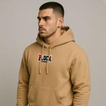 Moletom de treino em algodâo premium block fitness