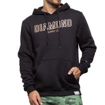 Moletom Diamond Canguru Hometeam SF Hoodie Masculino Preto