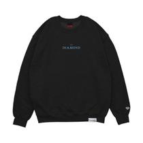 Moletom diamond - classic crewneck black