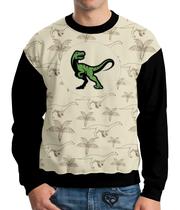 Moletom Dinossauro Adulto Dino UNISSEX Roupa blusa casaco AM