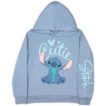 Moletom Disney Lilo and Stitch Cutie Girls para crianças azul 6-6X