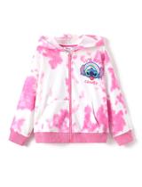 Moletom Disney Lilo & Stitch Pink Tie Dye para crianças de 6 a 7 anos Moletom Disney Lilo & Stitch Pink Tie Dye para crianças de 6 a 7 anos