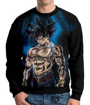 Moletom Dragon Ball GOKU Infantil UNISSEX Roupas blusa azul Moletom Dragon Ball GOKU Infantil UNISSEX Roupas blusa azul