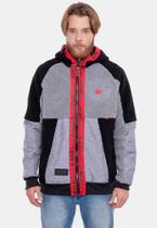 Moletom Ecko Canguru Aberto Preto Masculino Conforto Estilo