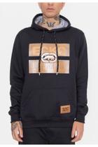 Moletom Ecko Com Capuz Shine Preto Moletom Ecko Com Capuz Shine Preto