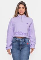 Moletom Ecko Cropped Feminino Tant Lilás