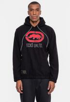 Moletom Ecko Teddy Preto Masculino Estampa Vibrante Moletom Ecko Teddy Preto Masculino Estampa Vibrante