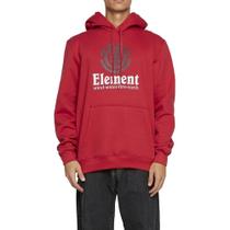 Moletom Element Canguru Vertical 280G W24 Masculino Vermelho