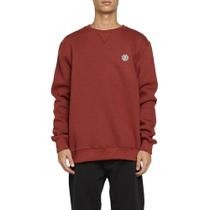 Moletom Element Careca Logo Chest 305 WT24 Masculino Vinho